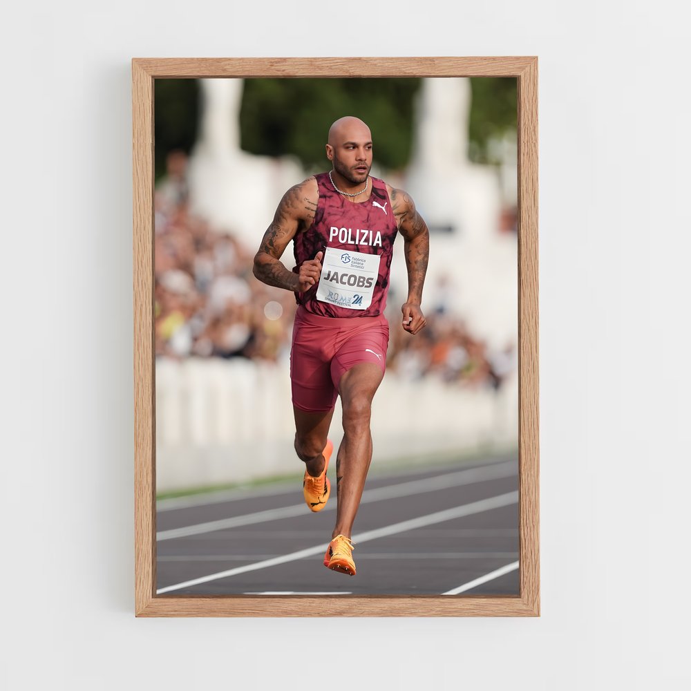 Poster L'Élan du Sprint – affiche Athlétisme (vue 4)